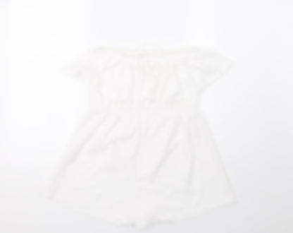 New Look Womens White   Playsuit One-Piece