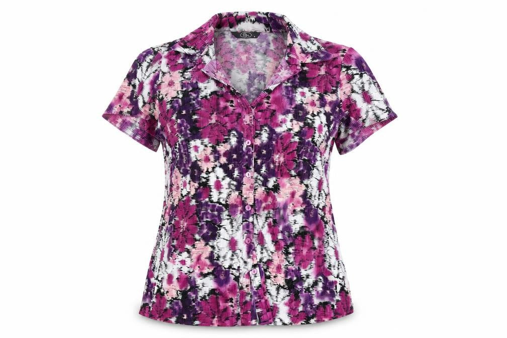 Bonmarché Womens Purple   Basic Button-Up Size 14