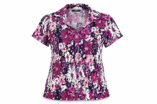 Bonmarché Womens Purple   Basic Button-Up Size 14