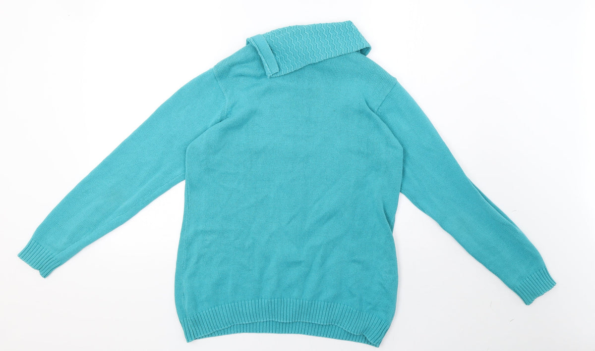 EWM Womens Blue   Pullover Sweatshirt Size 16