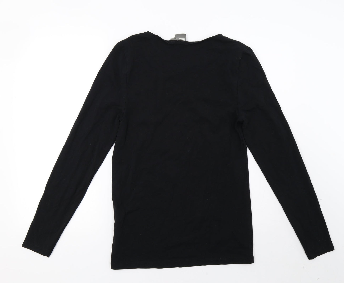 Mens UK Size M ASOS Black Pullover Sweatshirt