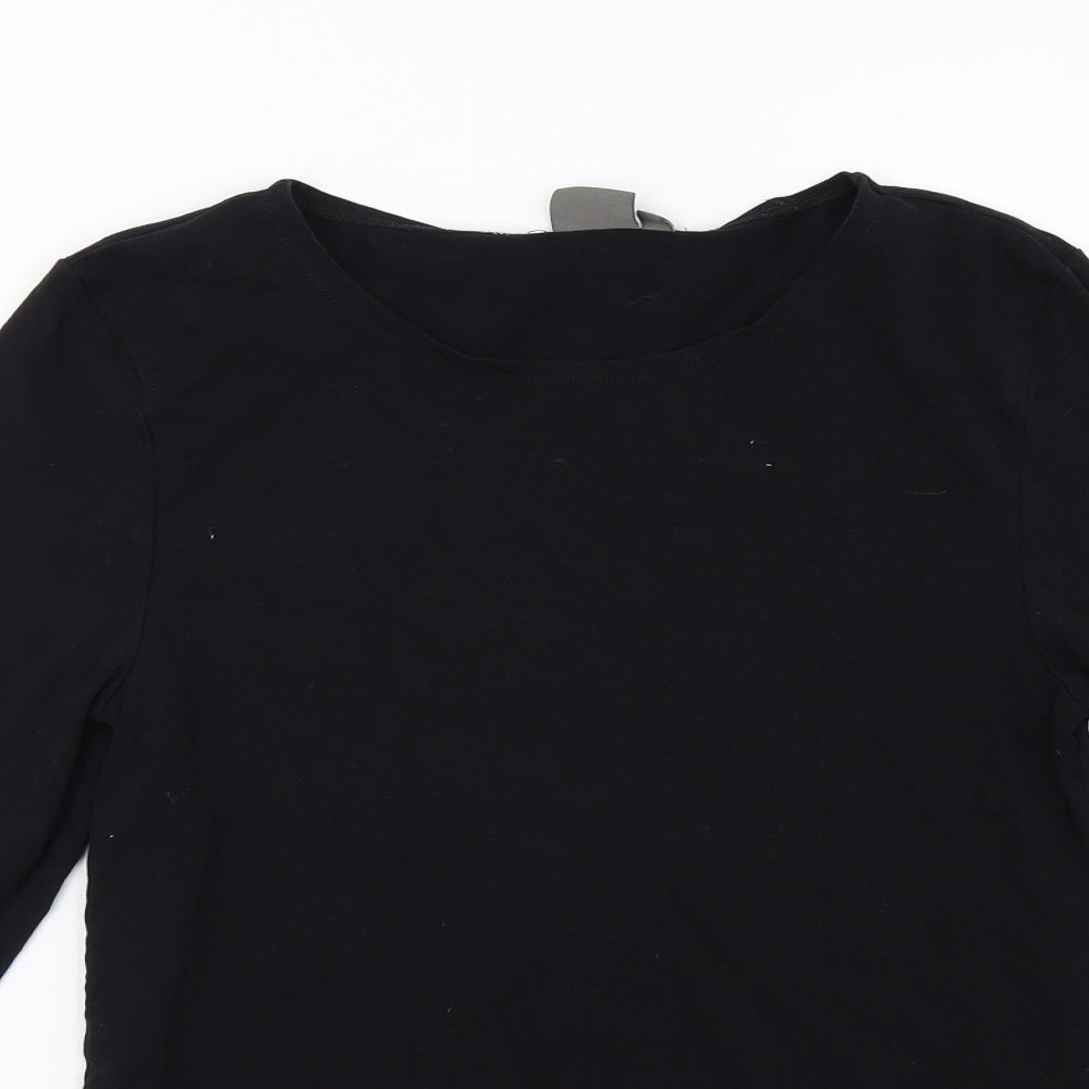 Mens UK Size M ASOS Black Pullover Sweatshirt