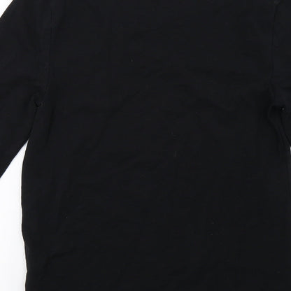 Mens UK Size M ASOS Black Pullover Sweatshirt