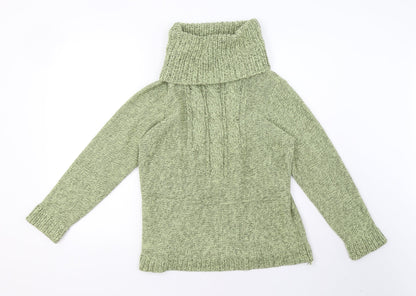 Bonmarché  Womens Green  Knit Pullover Sweatshirt Size M