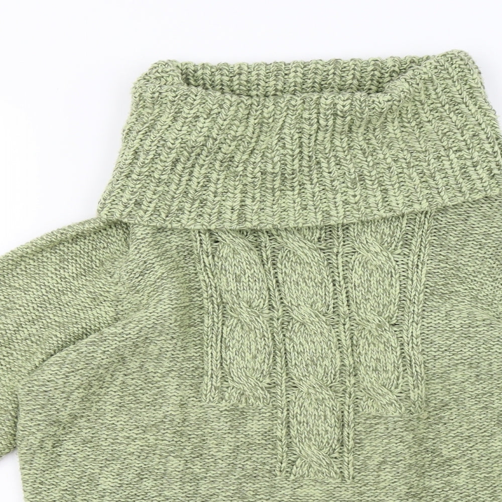 Bonmarché  Womens Green  Knit Pullover Sweatshirt Size M