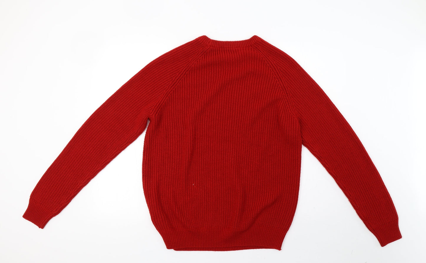 George Mens Red  Knit Pullover Sweatshirt Size L