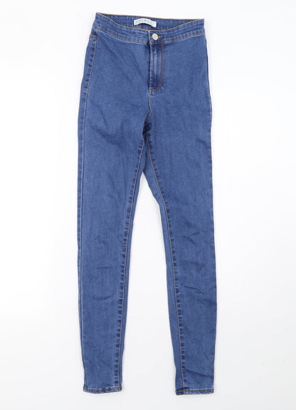 Primark Womens Blue  Denim Skinny Jeans Size 6 L30 in