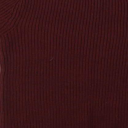 Peacocks Womens Brown  Knit Pullover Sweatshirt Size S