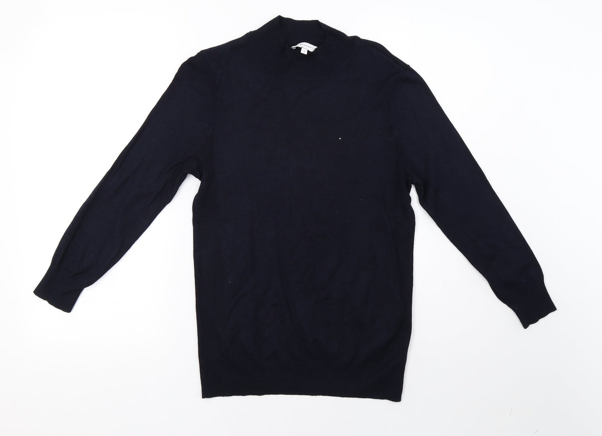 Warehouse Womens Blue   Pullover Sweatshirt Size S