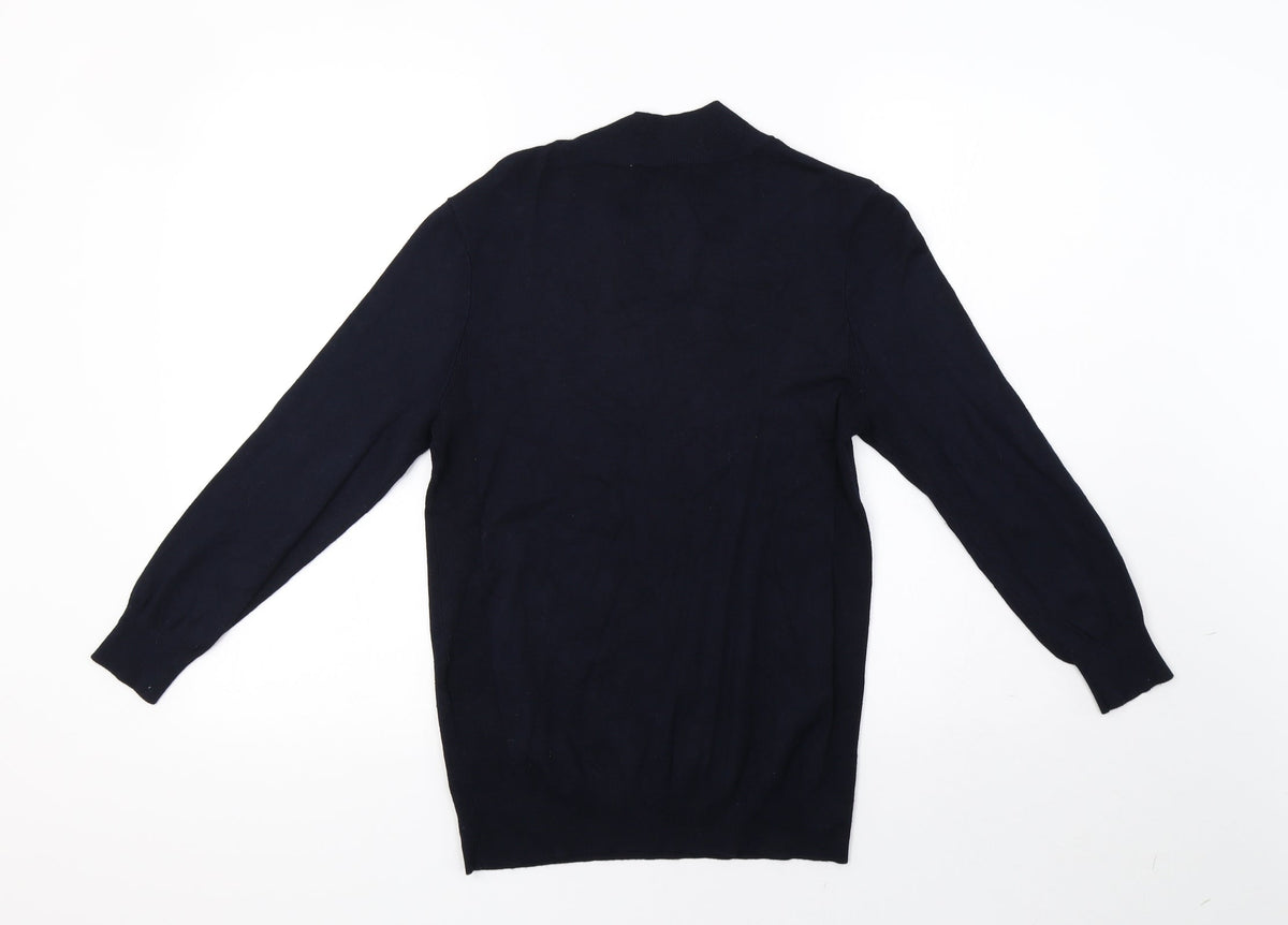 Warehouse Womens Blue   Pullover Sweatshirt Size S