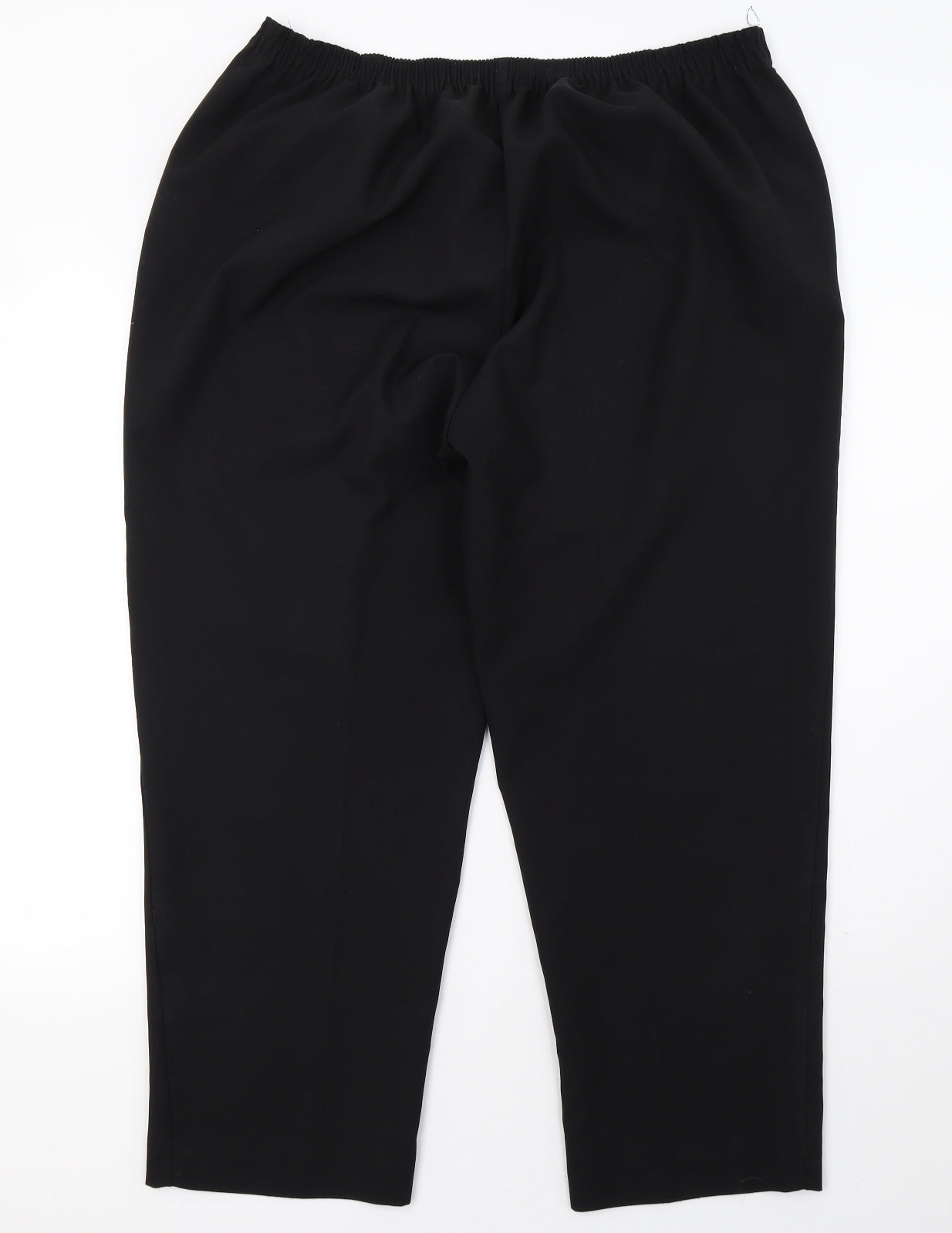 BM Womens Black   Trousers  Size 18 L28 in