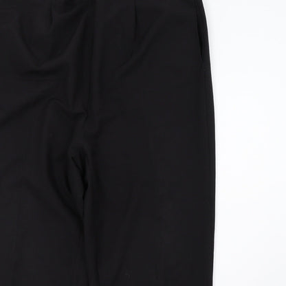 BM Womens Black   Trousers  Size 18 L28 in