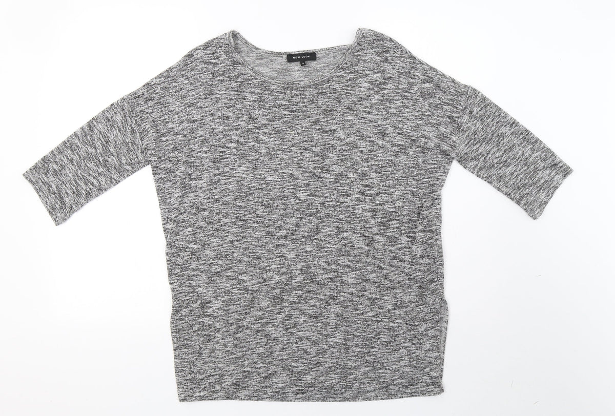 New Look Womens Grey   Pullover Sweatshirt Size S