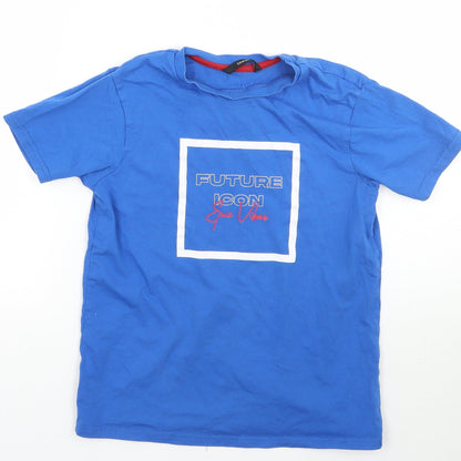 George Boys Blue   Basic T-Shirt Size 10-11 Years