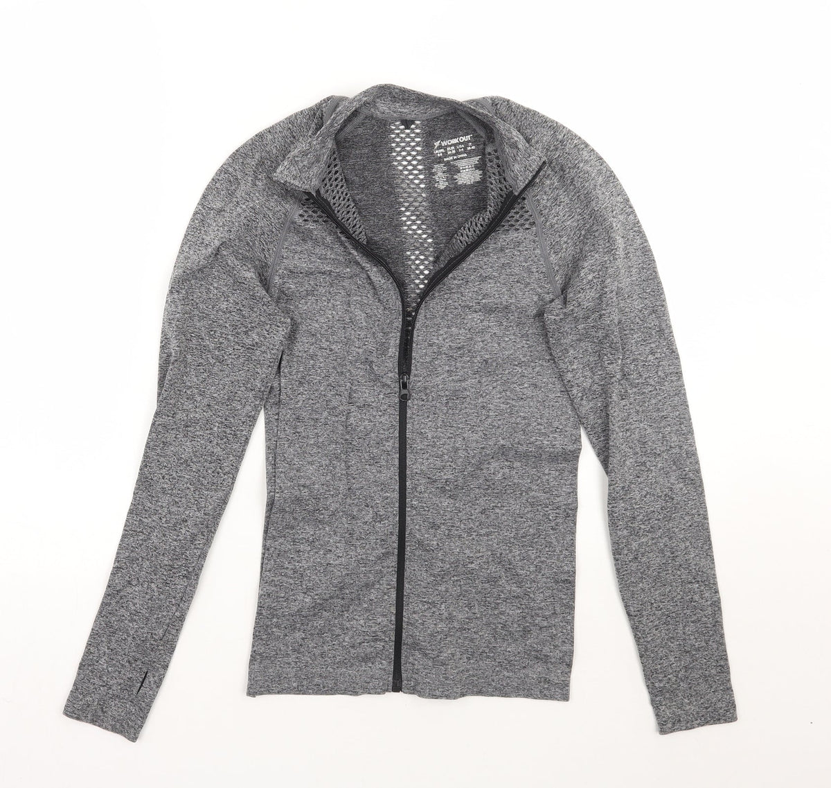 WorkOut Womens Grey   Jacket Coat Size 6