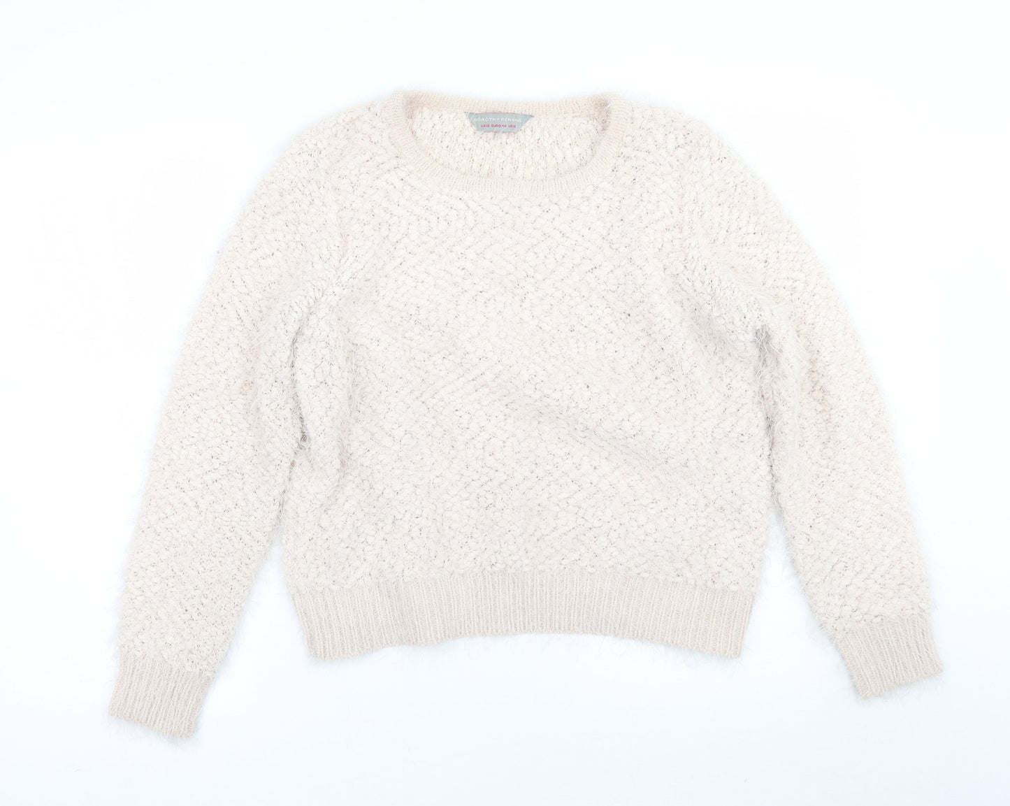 Womens UK Size 16 Dorothy Perkins Beige Pullover Jumper