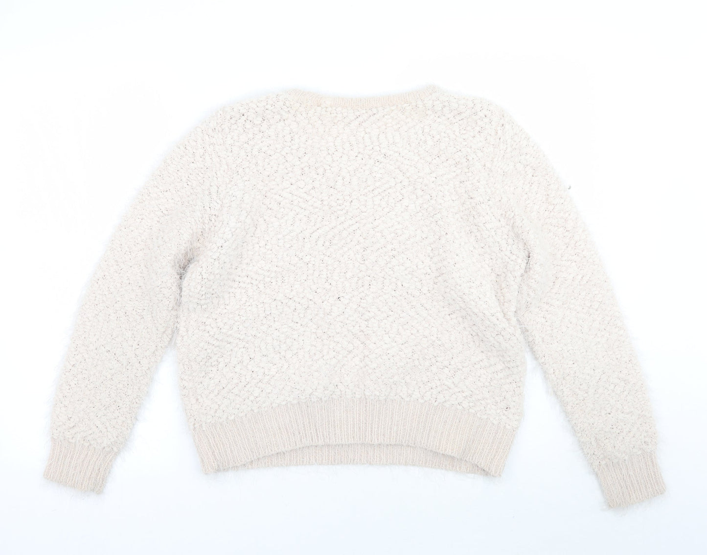 Womens UK Size 16 Dorothy Perkins Beige Pullover Jumper