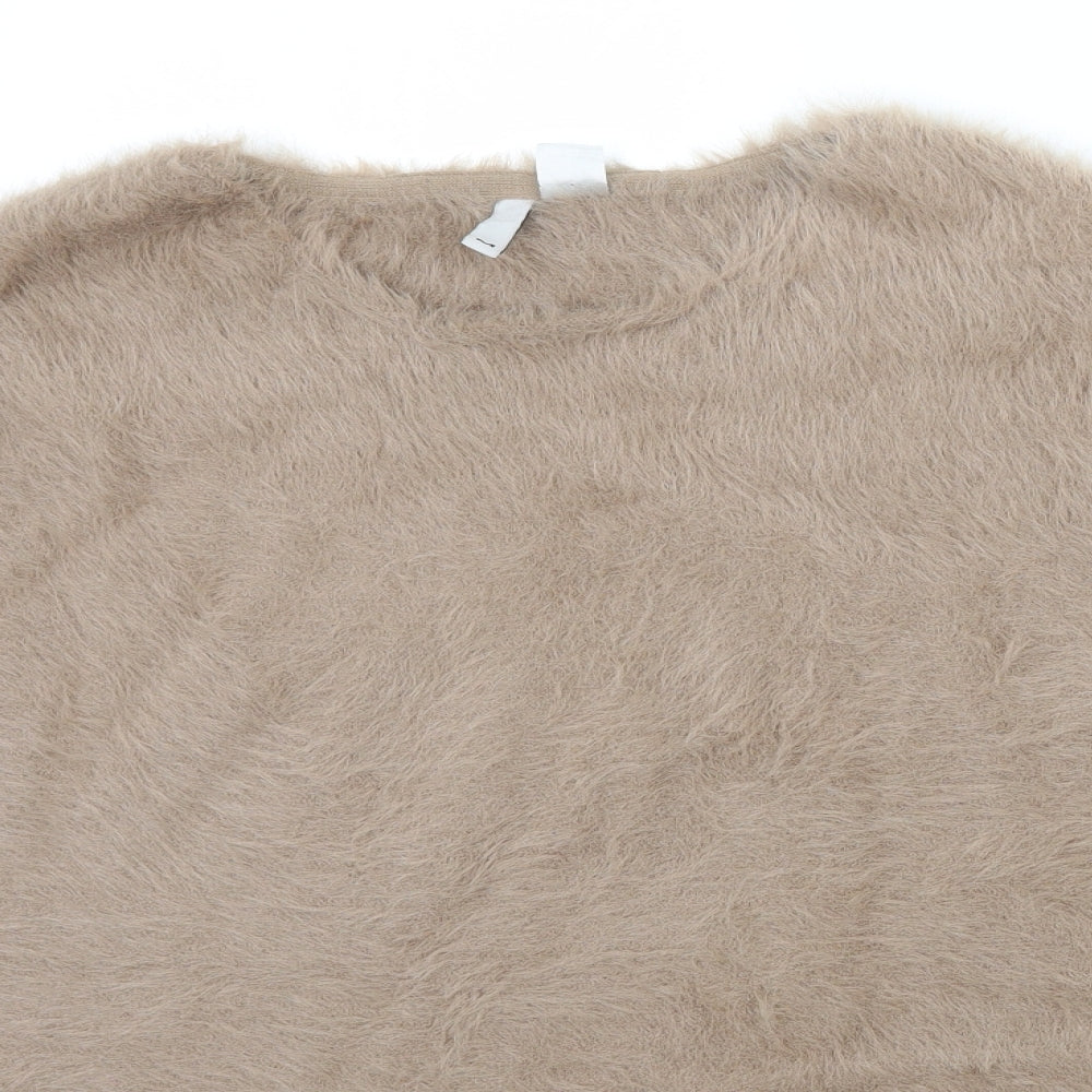 Womens UK Size M H&M Brown Pullover Jumper