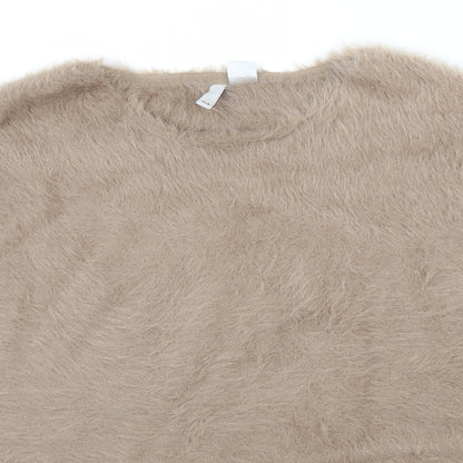 Womens UK Size M H&M Brown Pullover Jumper