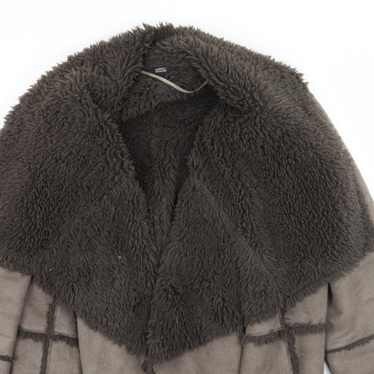 Marks and Spencer Womens Brown   Jacket Coat Size M