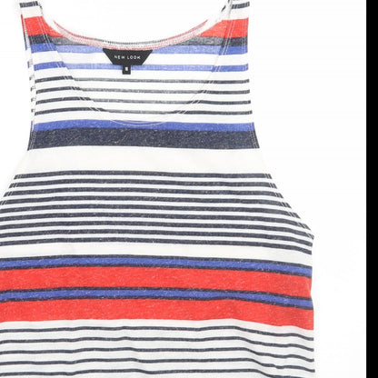 Womens UK Size 16 Newlook White Basic Tank