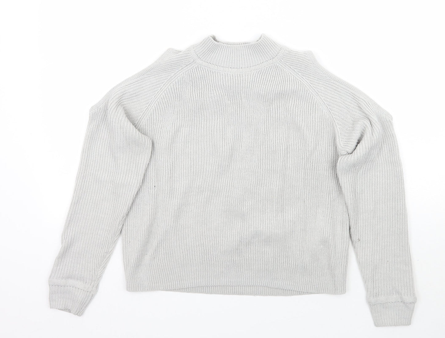 Womens UK Size XS H&M Grey Pullover Jumper