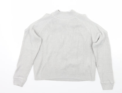 Womens UK Size XS H&M Grey Pullover Jumper