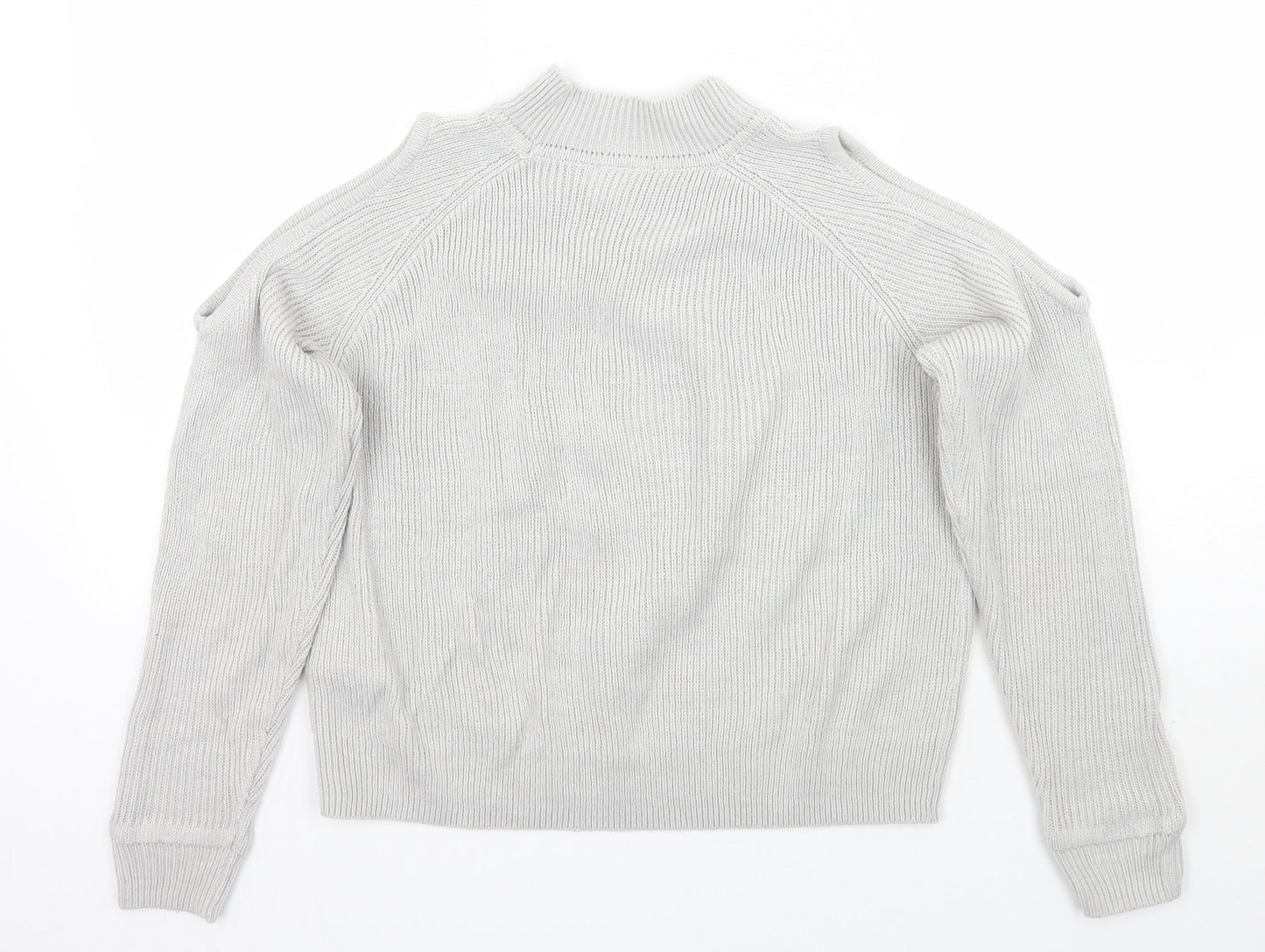 Womens UK Size XS H&M Grey Pullover Jumper