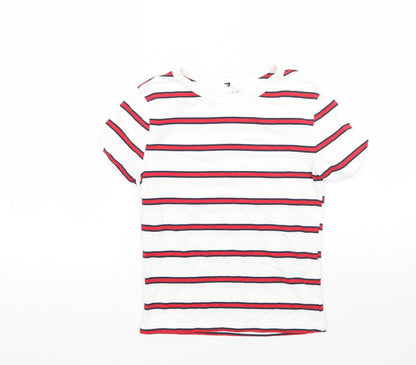 Womens UK Size XS H&M White Basic T-Shirt