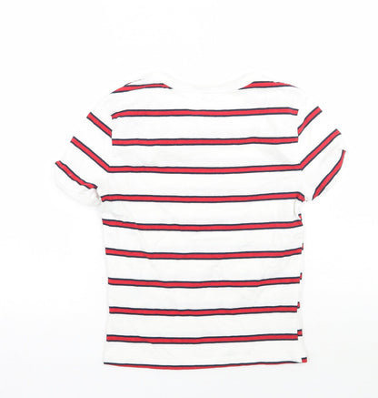 Womens UK Size XS H&M White Basic T-Shirt