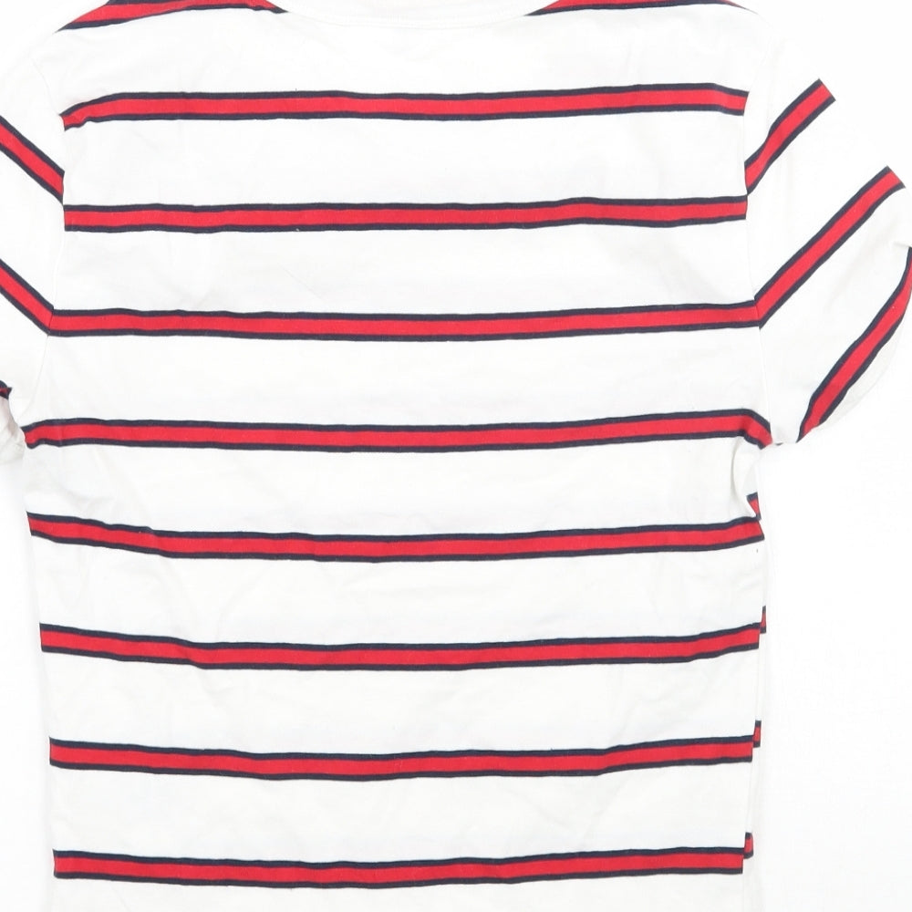 Womens UK Size XS H&M White Basic T-Shirt