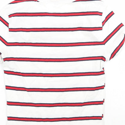 Womens UK Size XS H&M White Basic T-Shirt
