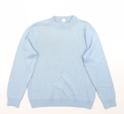 Womens UK Size 12 Preworn Blue Pullover Jumper