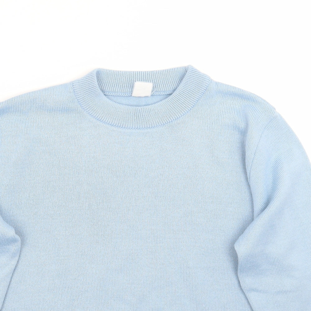 Womens UK Size 12 Preworn Blue Pullover Jumper