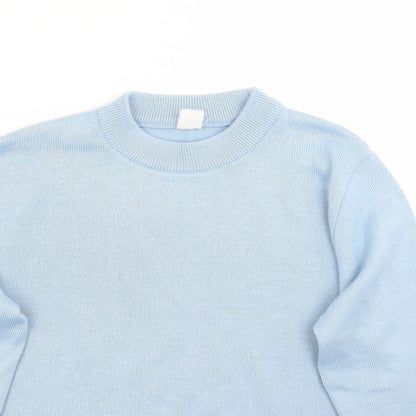 Womens UK Size 12 Preworn Blue Pullover Jumper