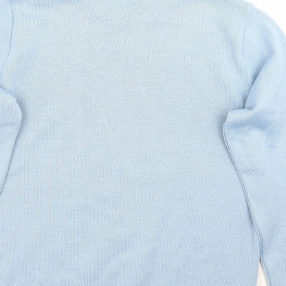 Womens UK Size 12 Preworn Blue Pullover Jumper