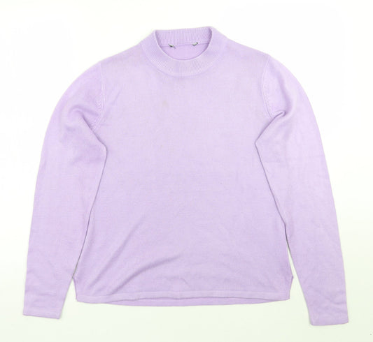 Womens UK Size M sarah hamilton Purple Pullover Jumper