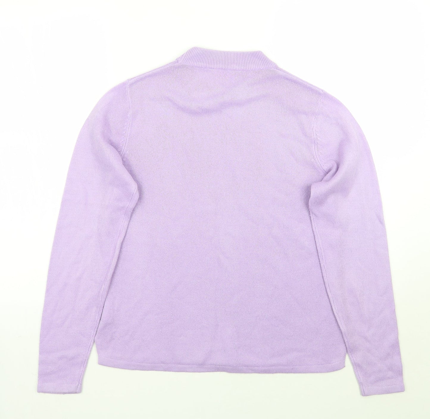 Womens UK Size M sarah hamilton Purple Pullover Jumper