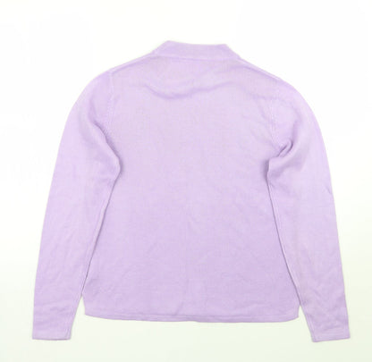Womens UK Size M sarah hamilton Purple Pullover Jumper