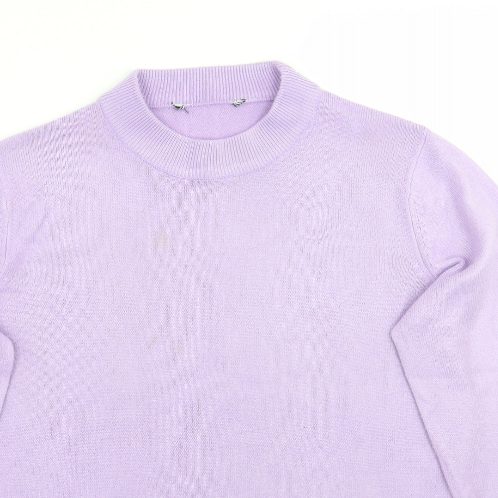 Womens UK Size M sarah hamilton Purple Pullover Jumper