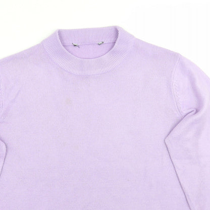 Womens UK Size M sarah hamilton Purple Pullover Jumper