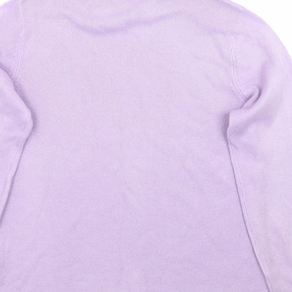 Womens UK Size M sarah hamilton Purple Pullover Jumper
