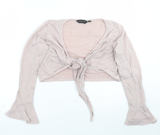 Womens UK Size 14 Dorothy Perkins Purple Cardigan Jumper