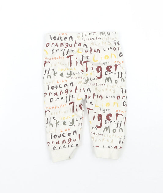 George Baby Ivory   Sweatpants Trousers Size 3-6 Months
