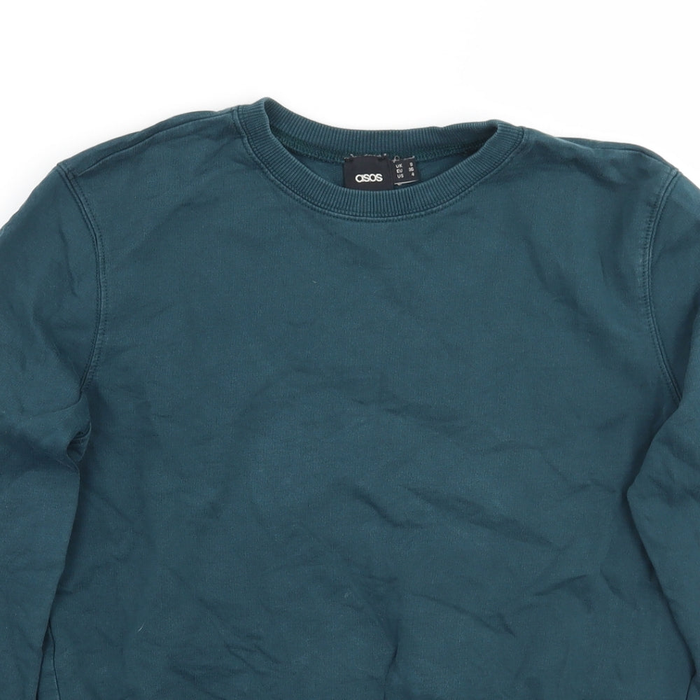 Womens UK Size 8 ASOS Green Pullover Jumper