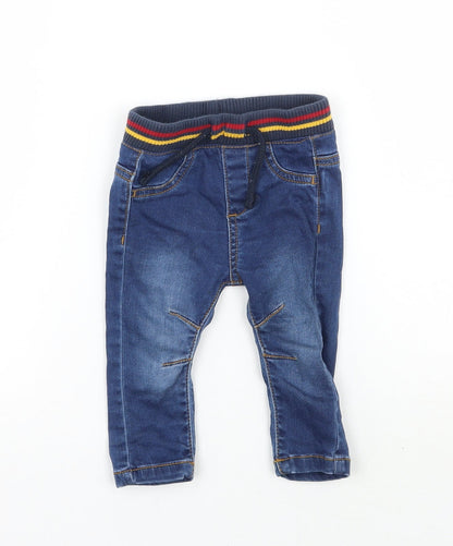 Nutmeg Boys Blue   Capri Jeans Size 3-6 Months