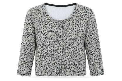 Womens UK Size 6 H&M Grey Cardigan Jumper