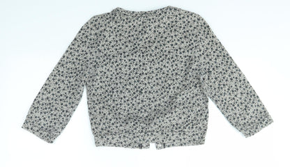 Womens UK Size 6 H&M Grey Cardigan Jumper