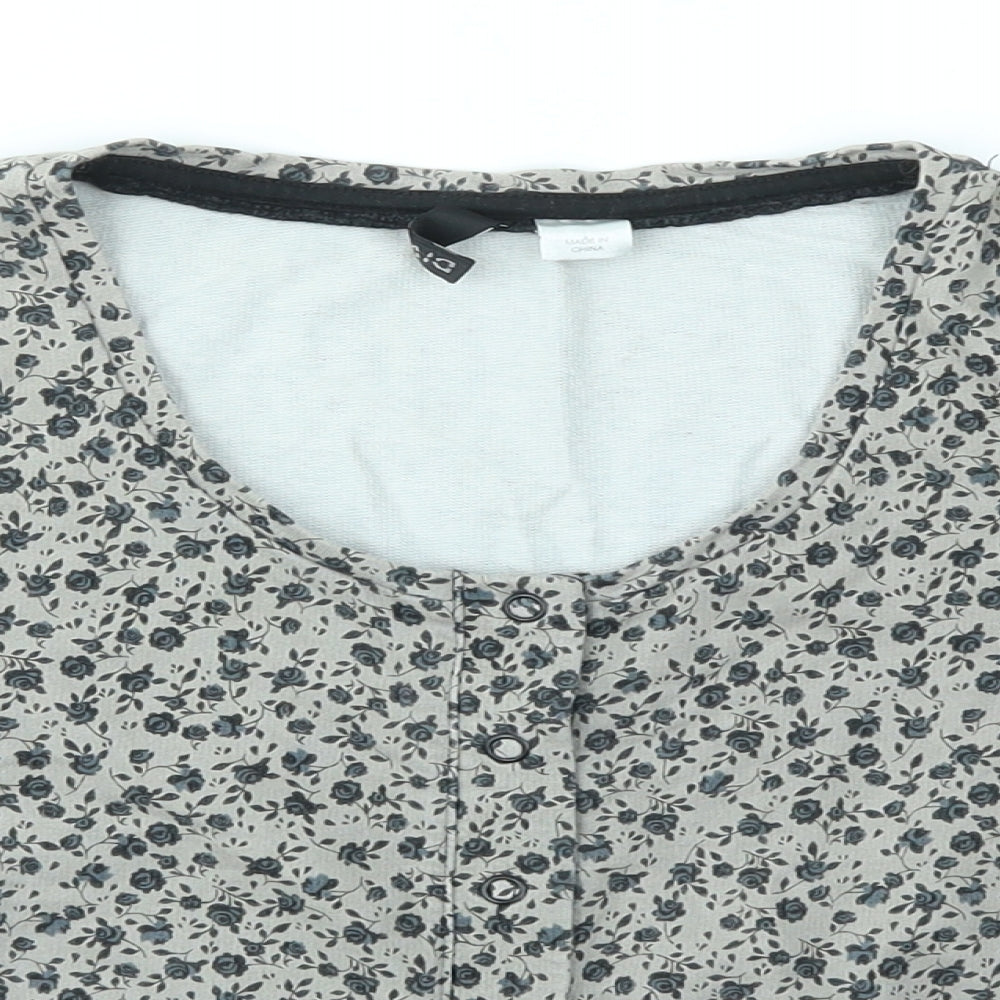 Womens UK Size 6 H&M Grey Cardigan Jumper