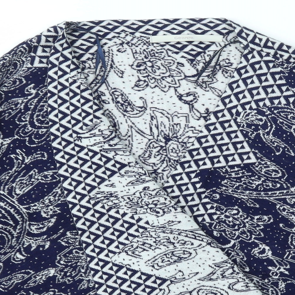 George Womens Blue   Cardigan Jumper Size 12